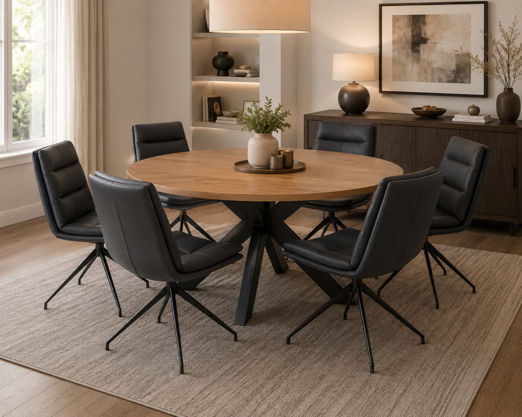 Lane Boston Round Dining Set