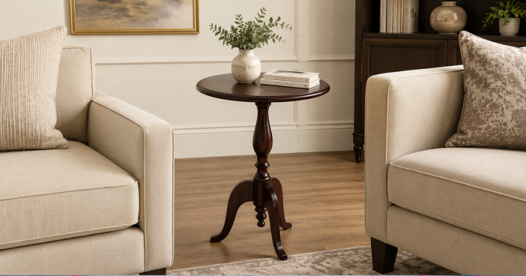 Lane Boston Pedestal End Table