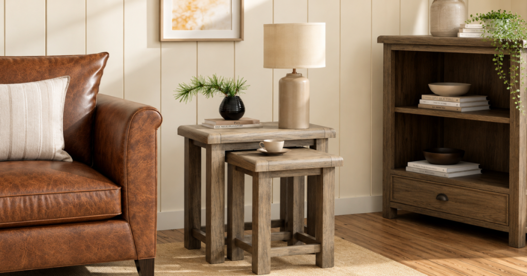 Lane Heritage Oak Side Table