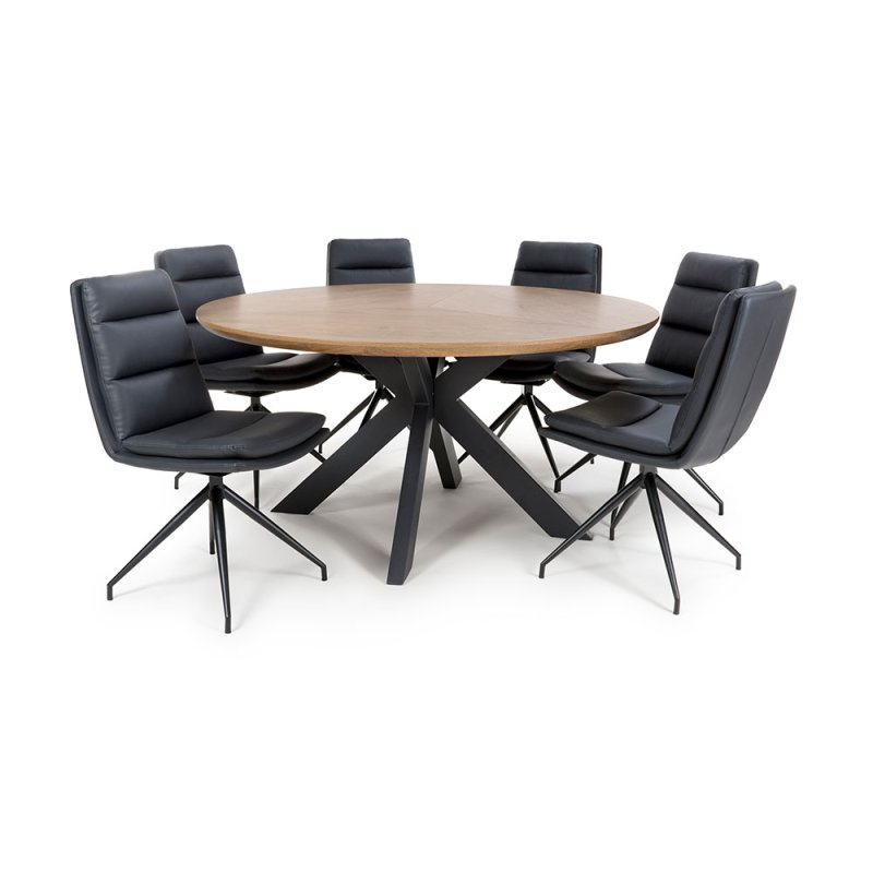 Lane Boston Round Dining Set