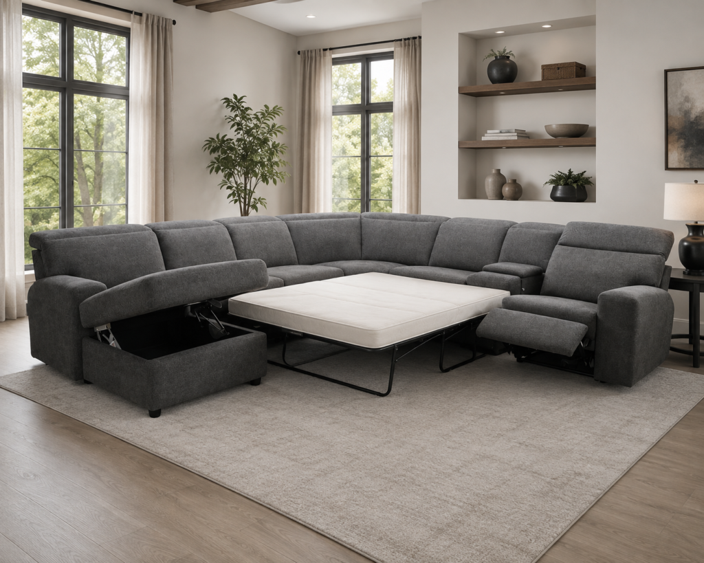 Lane Stallion Power Sleeper Sectional
