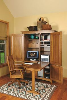 Lane Boston Computer Armoire