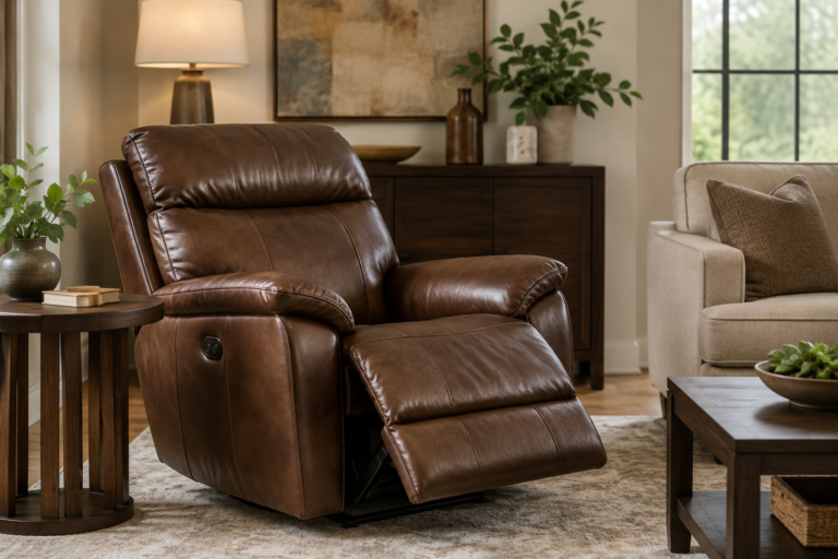 Lane Leather Recliner : Comfort and Durability