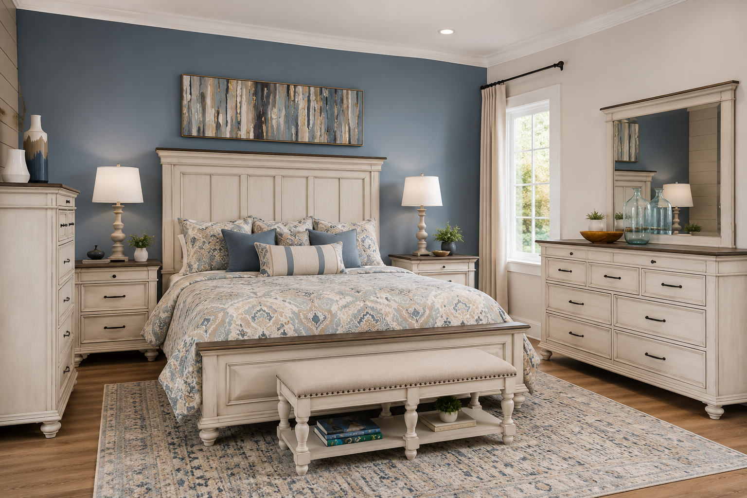 Bedroom wall color combination | Premium styles