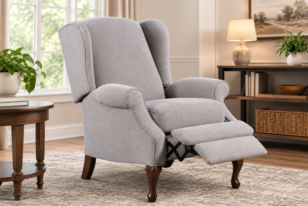 Lane Camden Fabric Wingback Recliner