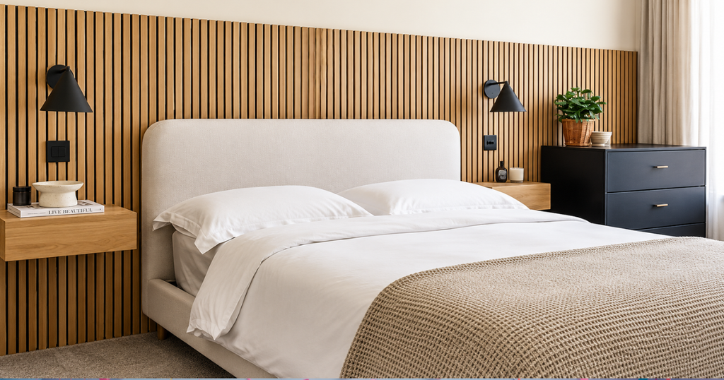 Lane Boston Wood Panel Headboard