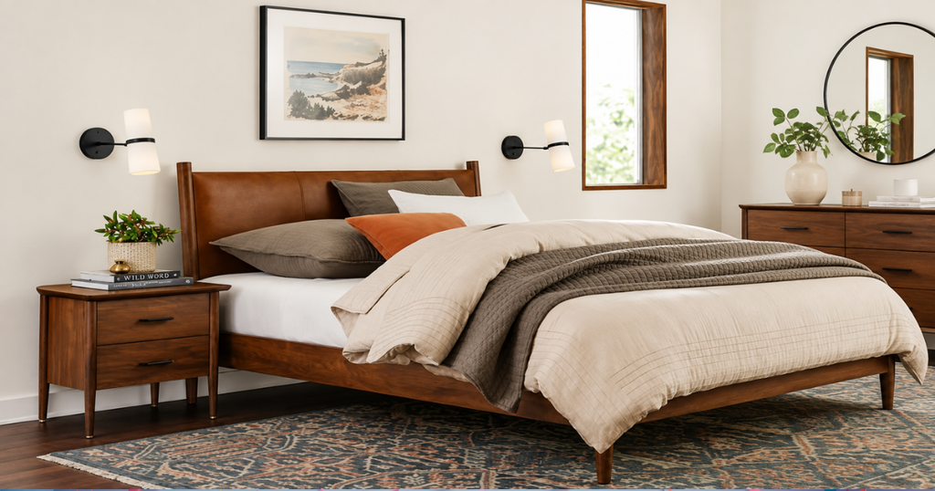Lane Stallion Leather Headboard