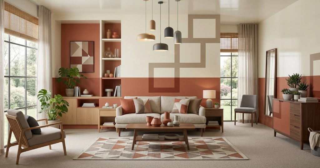 Modern Dual-Tone Wall Theme