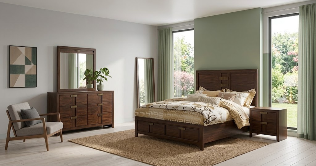 Two Shade Color Design for Bedroom