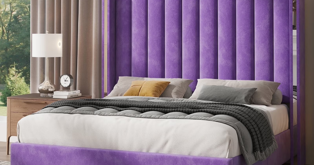 soft purple bedroom idea